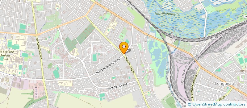 localisation de l'entreprise MARJANE à AMIENS