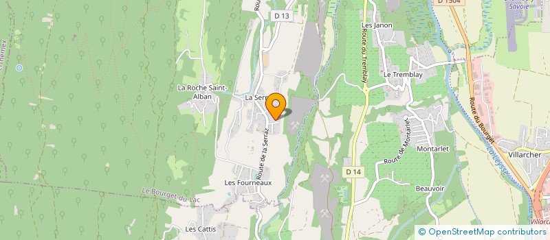 localisation de l'entreprise MARJANE  LE BOURGET-DU-LAC