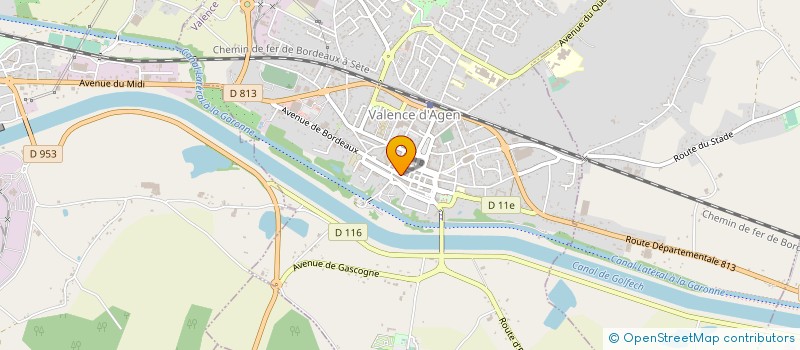 localisation de l'entreprise MARJANE à VALENCE