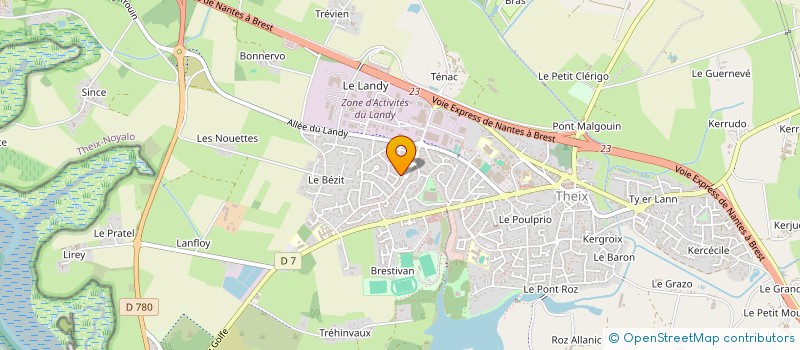 localisation de l'entreprise MARJAPHI  THEIX-NOYALO