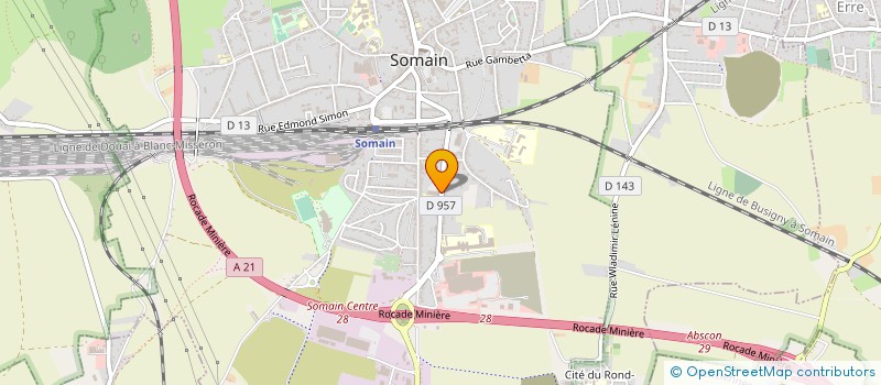localisation de l'entreprise MARJEAN à SOMAIN