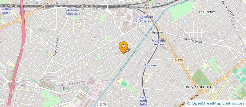 localisation de l'entreprise MARJEAN à AULNAY-SOUS-BOIS
