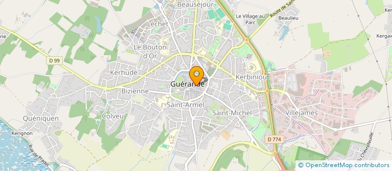 localisation de l'entreprise MARJEAPHINE  GUERANDE