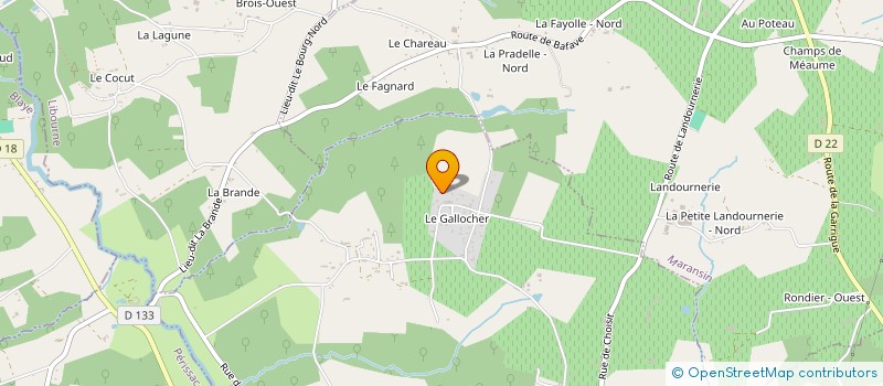 localisation de l'entreprise MARJECA  SAINT-CIERS-D'ABZAC