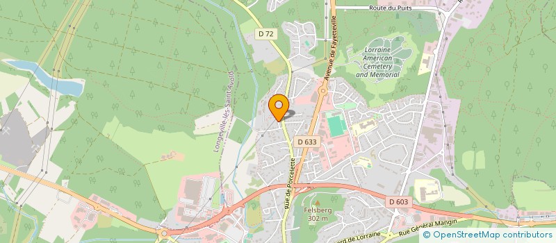 localisation de l'entreprise MARJELE  SAINT-AVOLD