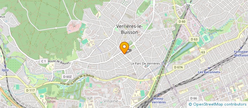 localisation de l'entreprise MARJEM à VERRIERES-LE-BUISSON
