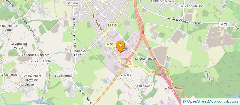 localisation de l'entreprise MARJINO FAMILY  SAINT-PHILBERT-DE-GRAND-LIEU