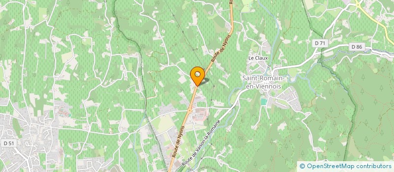 localisation de l'entreprise MARJOE  SAINT-ROMAIN-EN-VIENNOIS
