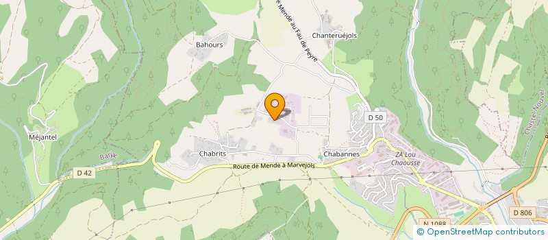 localisation de l'entreprise MARJOFAB  MENDE