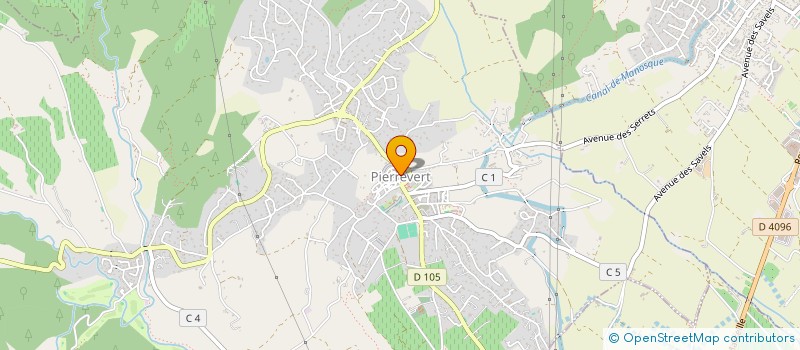 localisation de l'entreprise MARJOLAINE  PIERREVERT