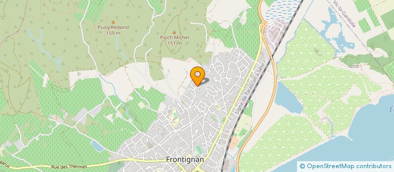 localisation de l'entreprise MARJOLAINE à FRONTIGNAN