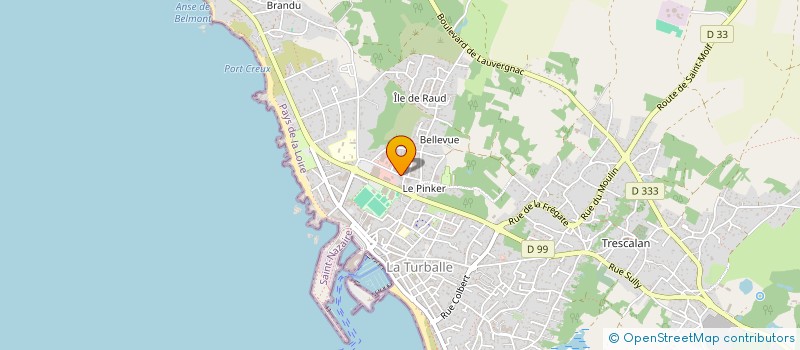 localisation de l'entreprise MARJOLAINE IMMO  LA TURBALLE