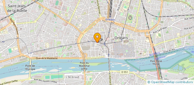 localisation de l'entreprise MARJOLAINE LA MARIEE AU NATUREL à ORLEANS
