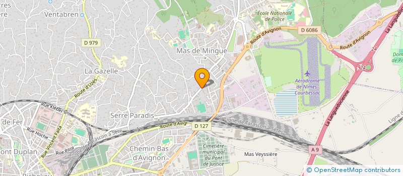 localisation de l'entreprise MARJOLEO  NIMES