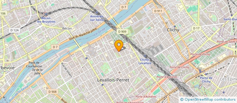 localisation de l'entreprise MARJOLIN CONSEIL à LEVALLOIS-PERRET
