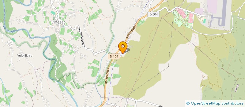 localisation de l'entreprise MARJOLINE  VINEZAC