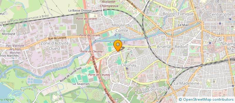 localisation de l'entreprise MARJORI  RENNES