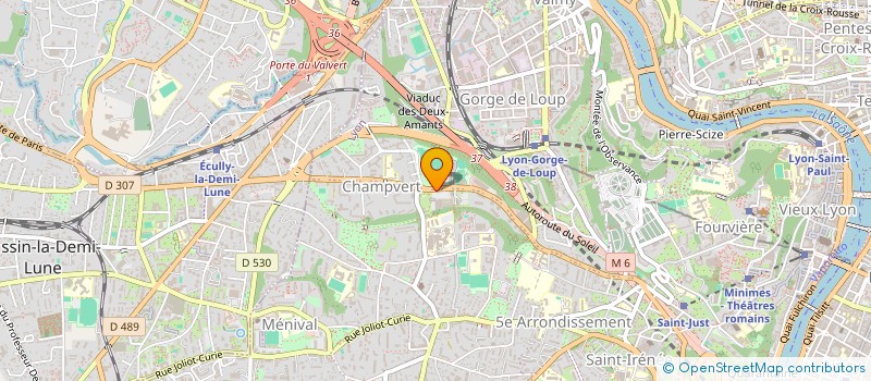 localisation de l'entreprise MARJORIE à LYON