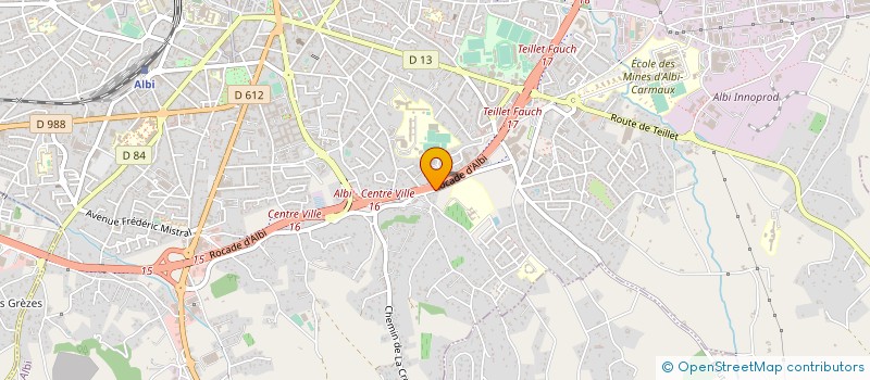 localisation de l'entreprise MARJORIE LARTIGUE-CHABBERT ET PHILIPPE LANNES, NOTAIRES ASSOCIES à ALBI