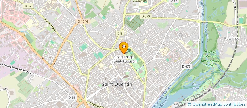 localisation de l'entreprise MARJORINE  SAINT-QUENTIN