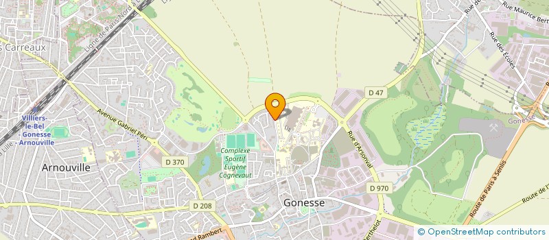 localisation de l'entreprise MARJOSAM à GONESSE