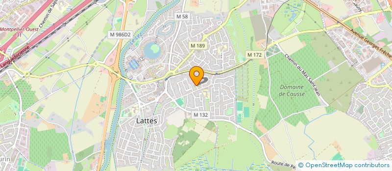 localisation de l'entreprise MARJOTA à LATTES