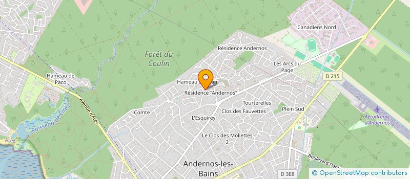 localisation de l'entreprise MARJOY  ANDERNOS-LES-BAINS