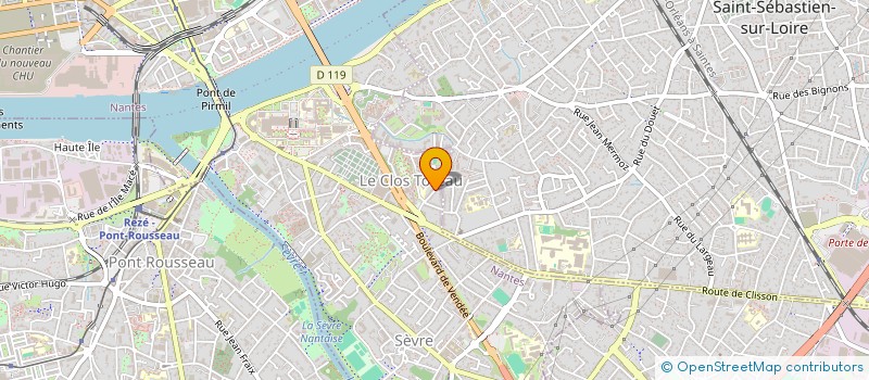 localisation de l'entreprise MARJU à NANTES