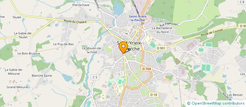 localisation de l'entreprise MARJUL  SAINT-YRIEIX-LA-PERCHE