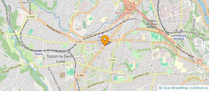 localisation de l'entreprise MARJULES  TASSIN-LA-DEMI-LUNE