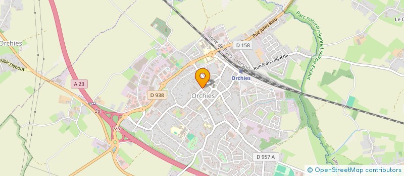 localisation de l'entreprise MARJULIOR  ORCHIES