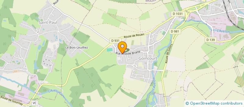 localisation de l'entreprise MARK DAVID'S SHOW  GOINCOURT