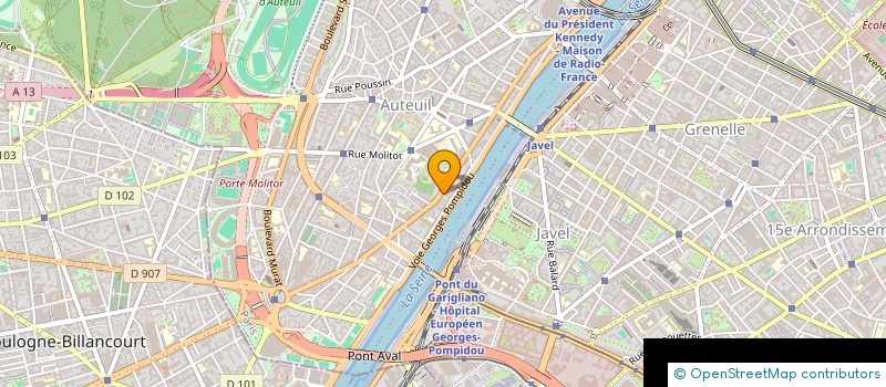 localisation de l'entreprise MARK DE FRANCE à PARIS