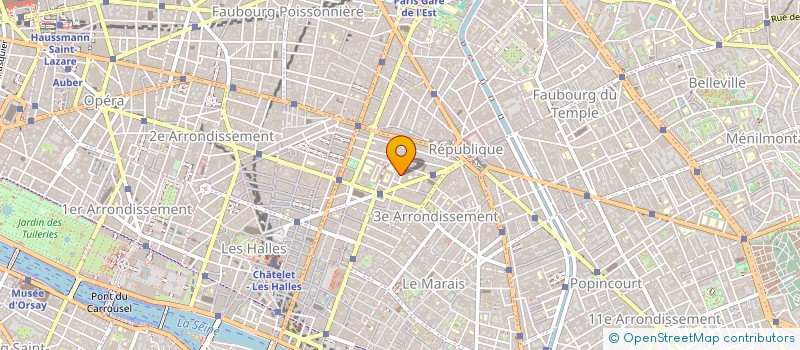 localisation de l'entreprise MARK ESTEL  PARIS