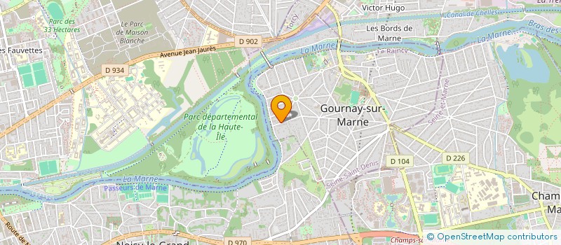 localisation de l'entreprise MARK EVENEMENTS à GOURNAY-SUR-MARNE