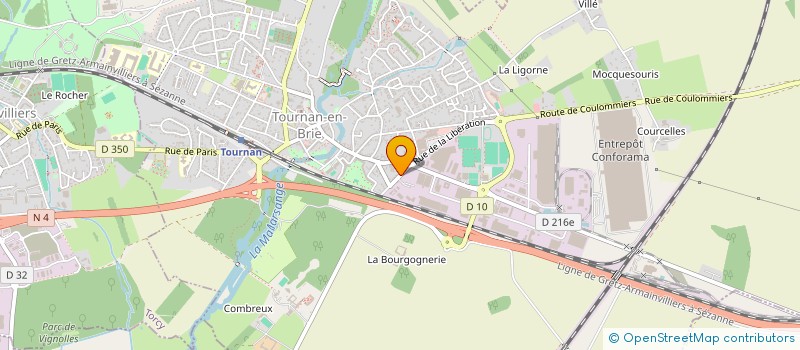 localisation de l'entreprise MARK HYPER à TOURNAN-EN-BRIE
