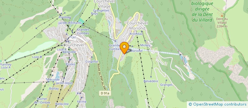 localisation de l'entreprise MARKALLIANCE à COURCHEVEL