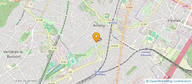 localisation de l'entreprise MARKARIAN SASU à ANTONY