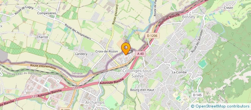 localisation de l'entreprise MARKCO  COLLONGES-SOUS-SALEVE