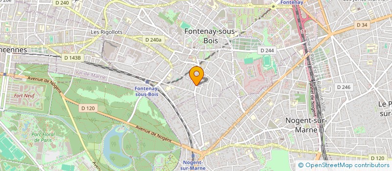 localisation de l'entreprise MARKCOM MANAGEMENT à FONTENAY-SOUS-BOIS