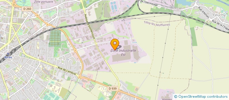 localisation de l'entreprise MARKEO à TILLOY-LES-MOFFLAINES