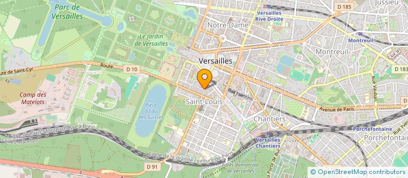 localisation de l'entreprise MARKESS SECURITE à VERSAILLES