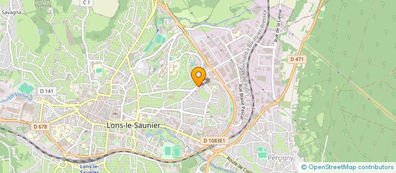 localisation de l'entreprise MARKET 32 à LONS-LE-SAUNIER
