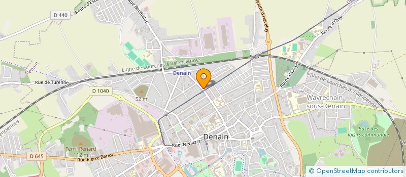 localisation de l'entreprise MARKET à DENAIN