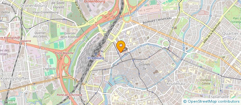 localisation de l'entreprise MARKET 7/7 à STRASBOURG