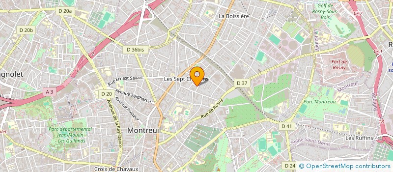 localisation de l'entreprise MARKET ACCESS à MONTREUIL