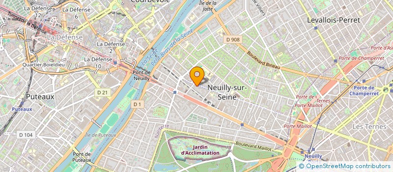 localisation de l'entreprise MARKET.BI à NEUILLY-SUR-SEINE