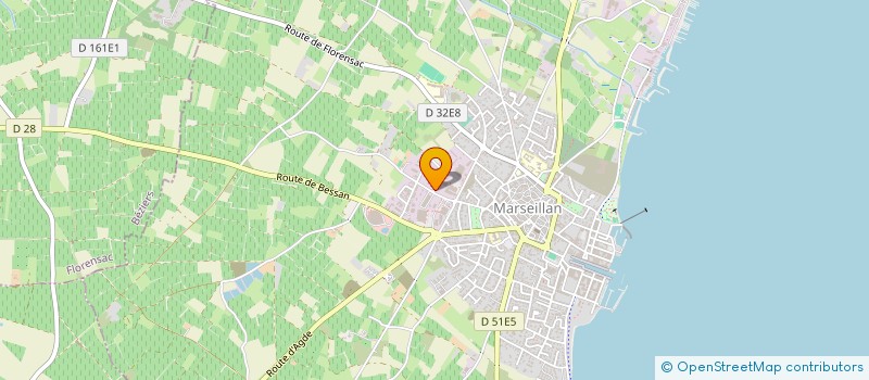 localisation de l'entreprise MARKET CARS à MARSEILLAN