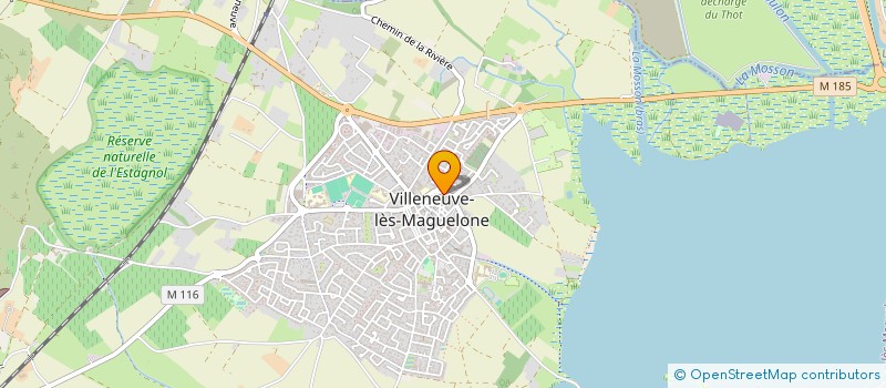 localisation de l'entreprise MARKET CLUB  VILLENEUVE-LES-MAGUELONE