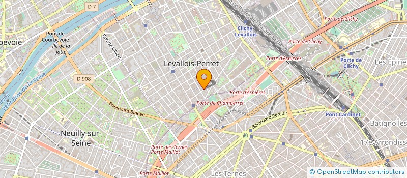 localisation de l'entreprise MARKET&CO à LEVALLOIS-PERRET